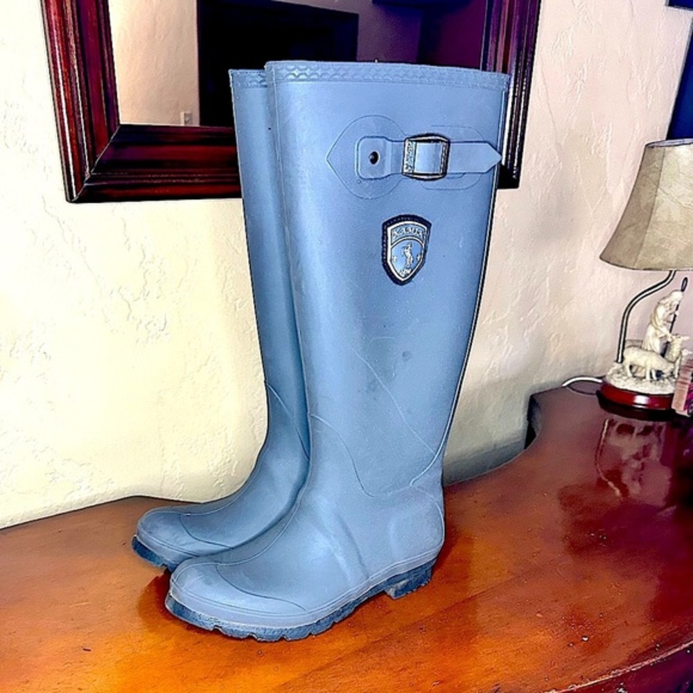 Kami Tall Rain Boots Gray Size 9 - Picture 1 of 6